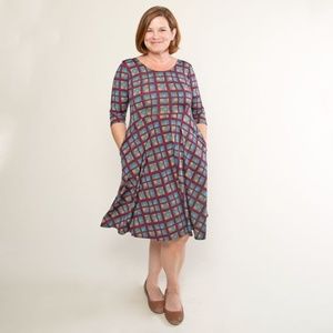 Karina Dresses Naomi S/M Plaid Perfection